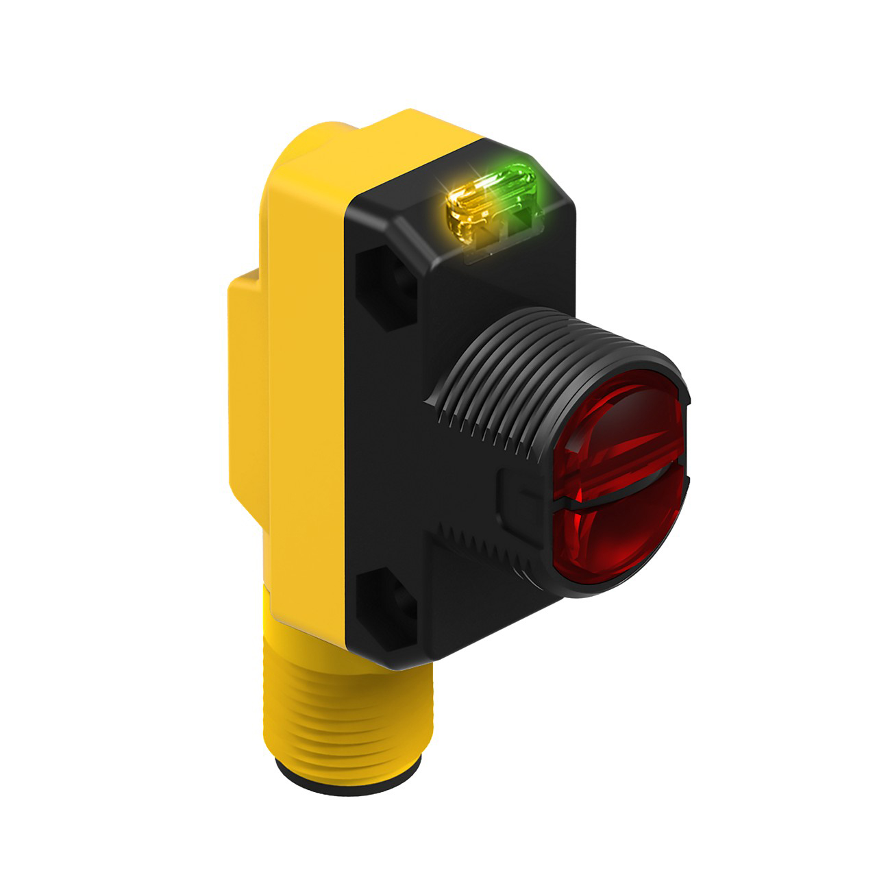 Banner Engineering Photoelectric Sensor; Convergent; Rectangular; 16mm Range; 10-30VDC; PNP; LO/DO Configurable; M12 QD